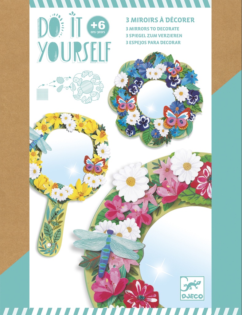 DIY - Mosaïques &amp; Stickers Douceur Florale