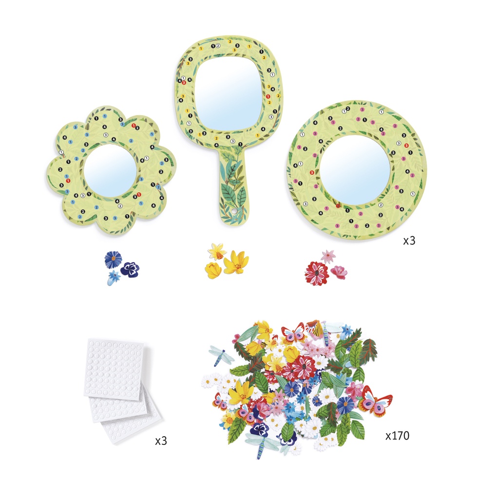 DIY - Mosaïques & Stickers Douceur Florale