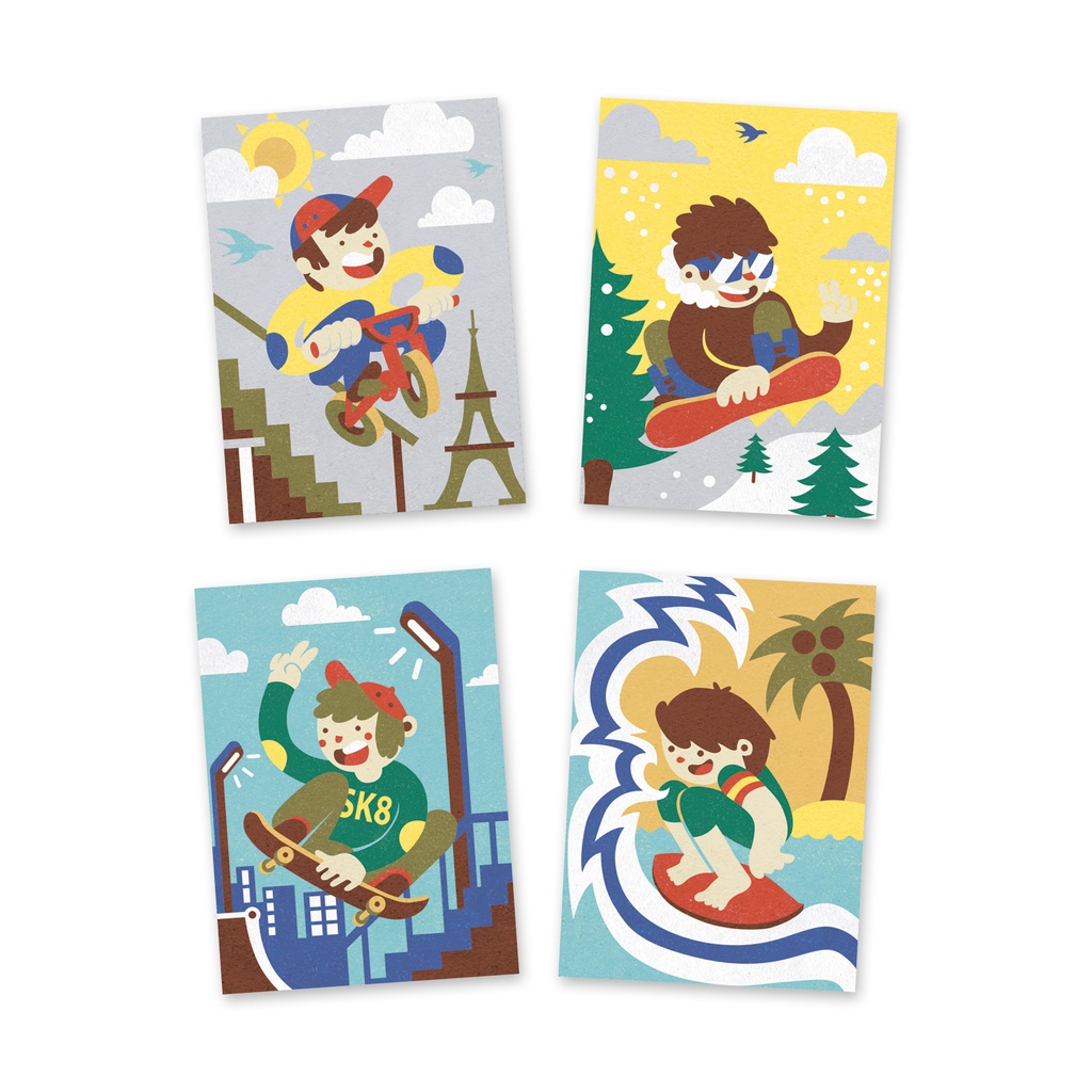 Passion glisse (Sables Colorés Djeco)