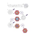 Mandalas constellations (Coloriages surprises Djeco)