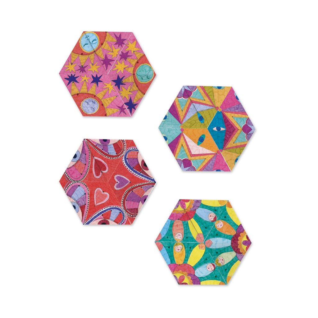 Mandalas constellations (Coloriages surprises Djeco)