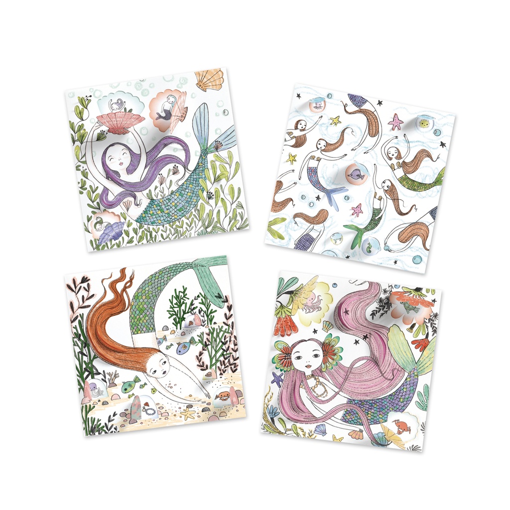 Sous l'océan (Coloriages Surprises Djeco)