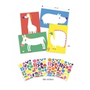 Stickers pour les petits  Les grands animaux