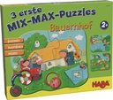 3 premiers puzzles Mix-Max - La ferme (Haba)