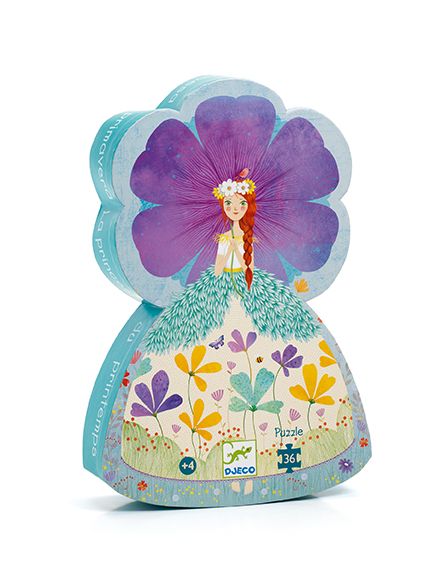 Puzzles silhouettes La princesse du printemps - 36 pcs