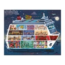 2 puzzles bateau de croisière 100 & 200 pièces