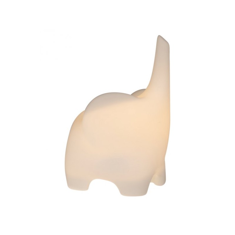 Little L Veilleuse Elephant Blanc