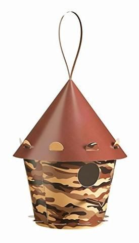 [CHO_TT0811419100324] Nichoir Rond Camouflage Brun Tweet