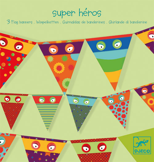 3 Banderoles - Super Héros