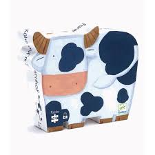 Les vaches à la ferme - 24 pcs (Puzzles Silhouettes Djeco)