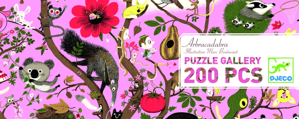 Arbracadabra - 200 pcs (Puzzles Gallery Djeco)