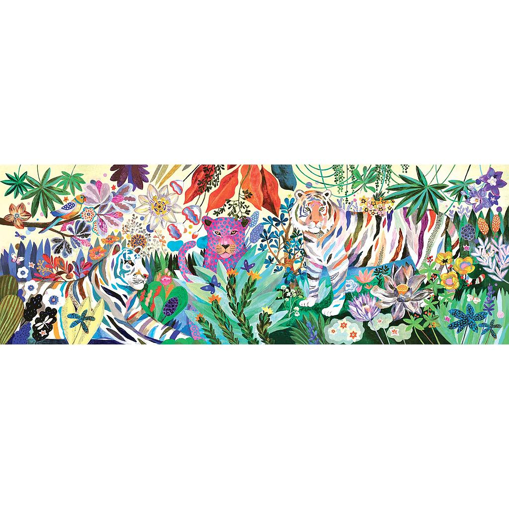 Rainbow tigers - 1000 pcs* (Puzzles Gallery Djeco)