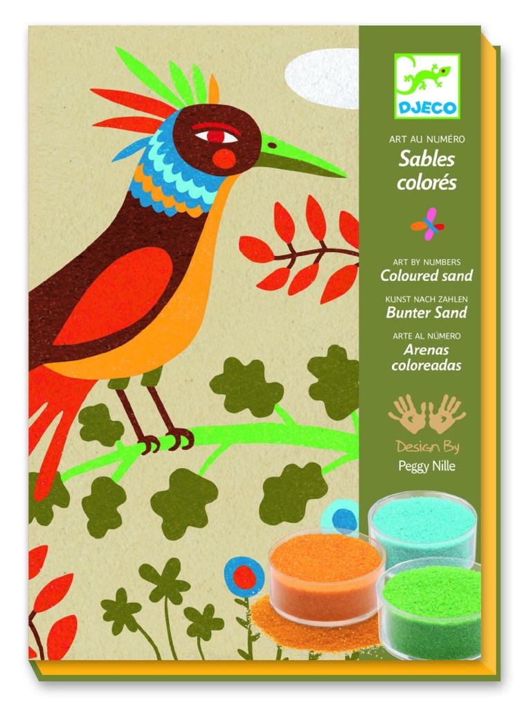 Oiseaux de paradis (Sables Colorés Djeco)