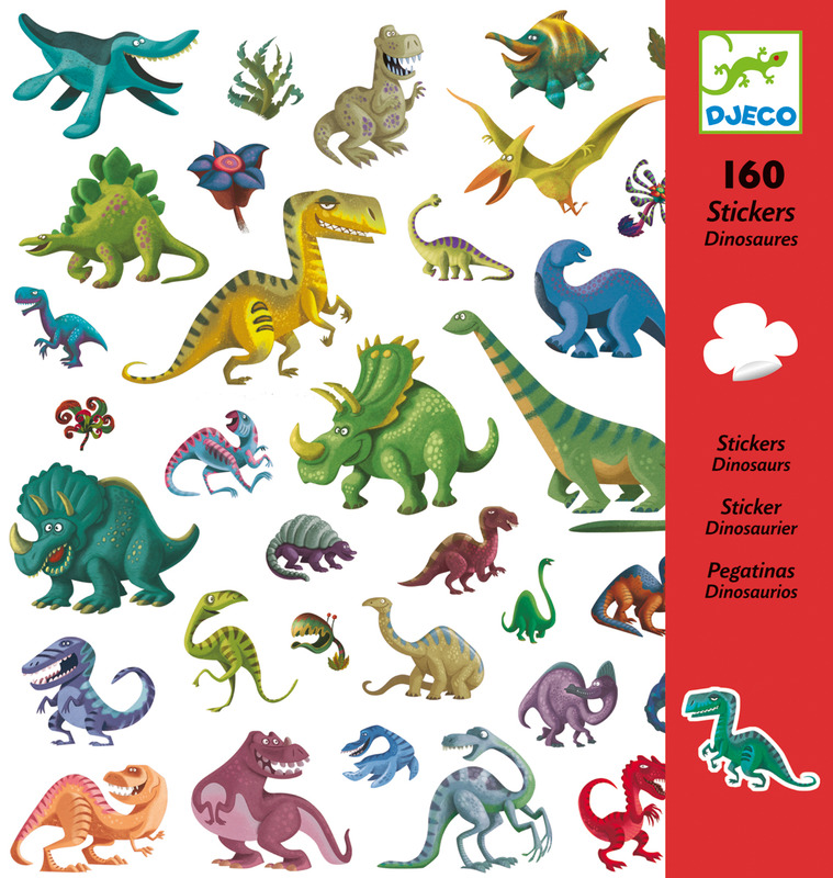 [DJE_DJ08843] Dinosaures (Stickers Djeco)