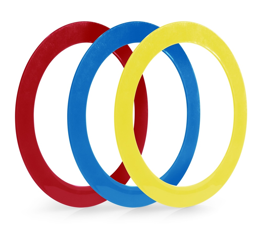 Set 3 Acrobat Juggling Rings 32 Cm