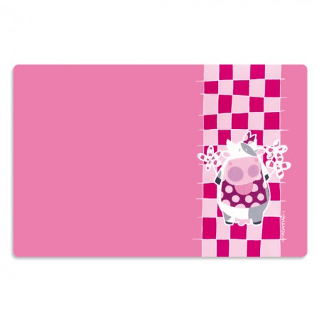 [LAB_62MASET06] Set de Table "Vache & Fleurs"