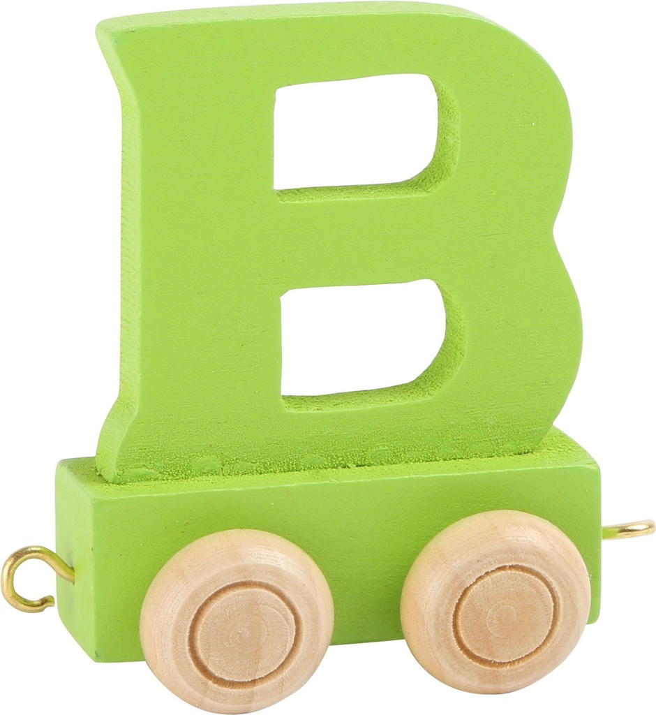 Lettre Wagon de Train Colorée B