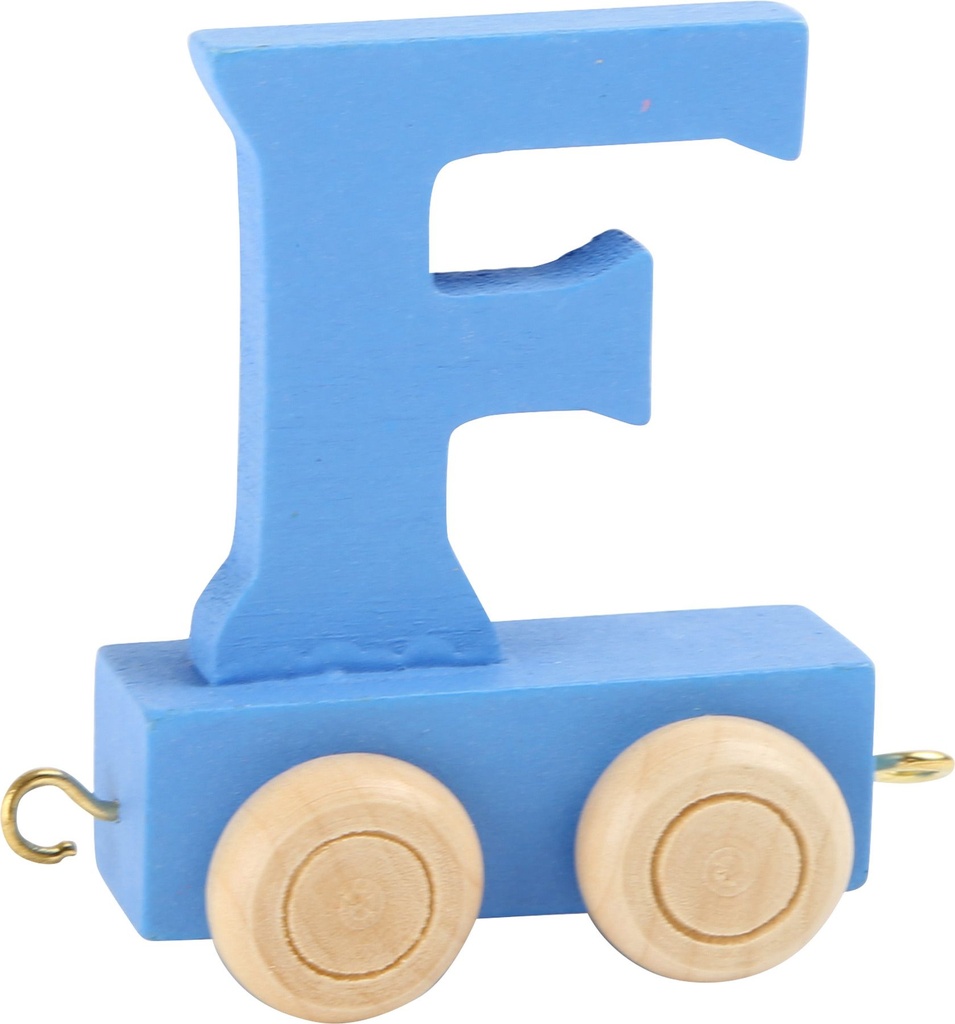 Lettre Wagon de Train Colorée F