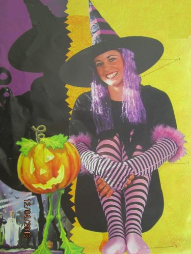 [LPD_lh36-6903] Accessoire Sorcière: Bas Gants Chapeau Cheveux Enfant / Femme