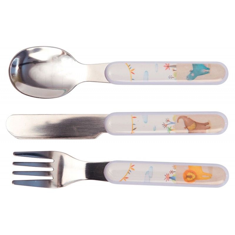 Set couverts Les Papoum (Moulin Roty)