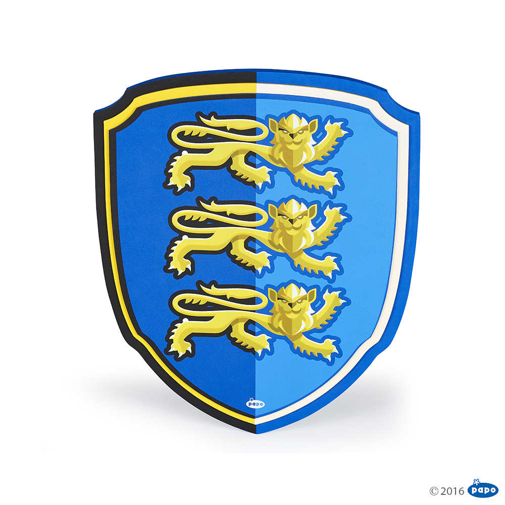 [PAP_20002] Bouclier Chevalier Lion en Mousse