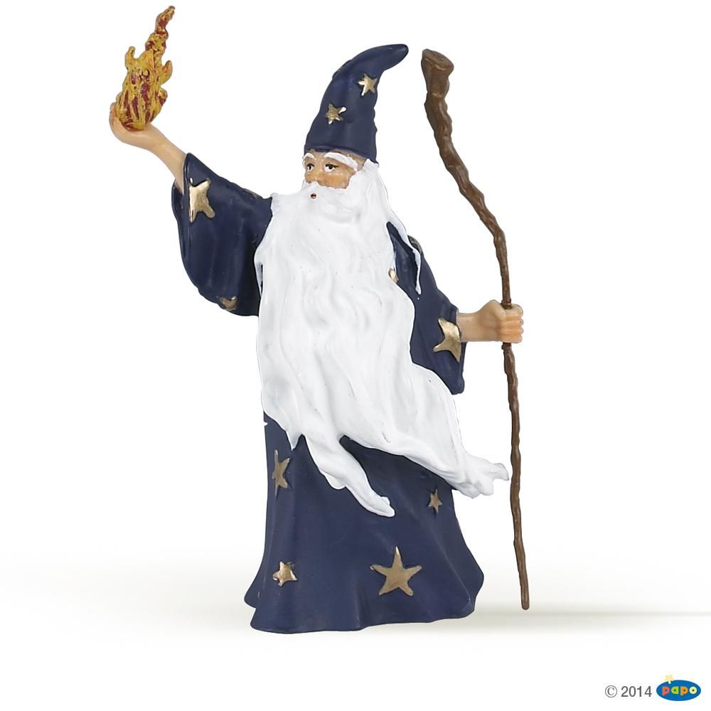 [PAP_39005] Merlin l'Enchanteur , Figurine du Monde Enchanté Papo