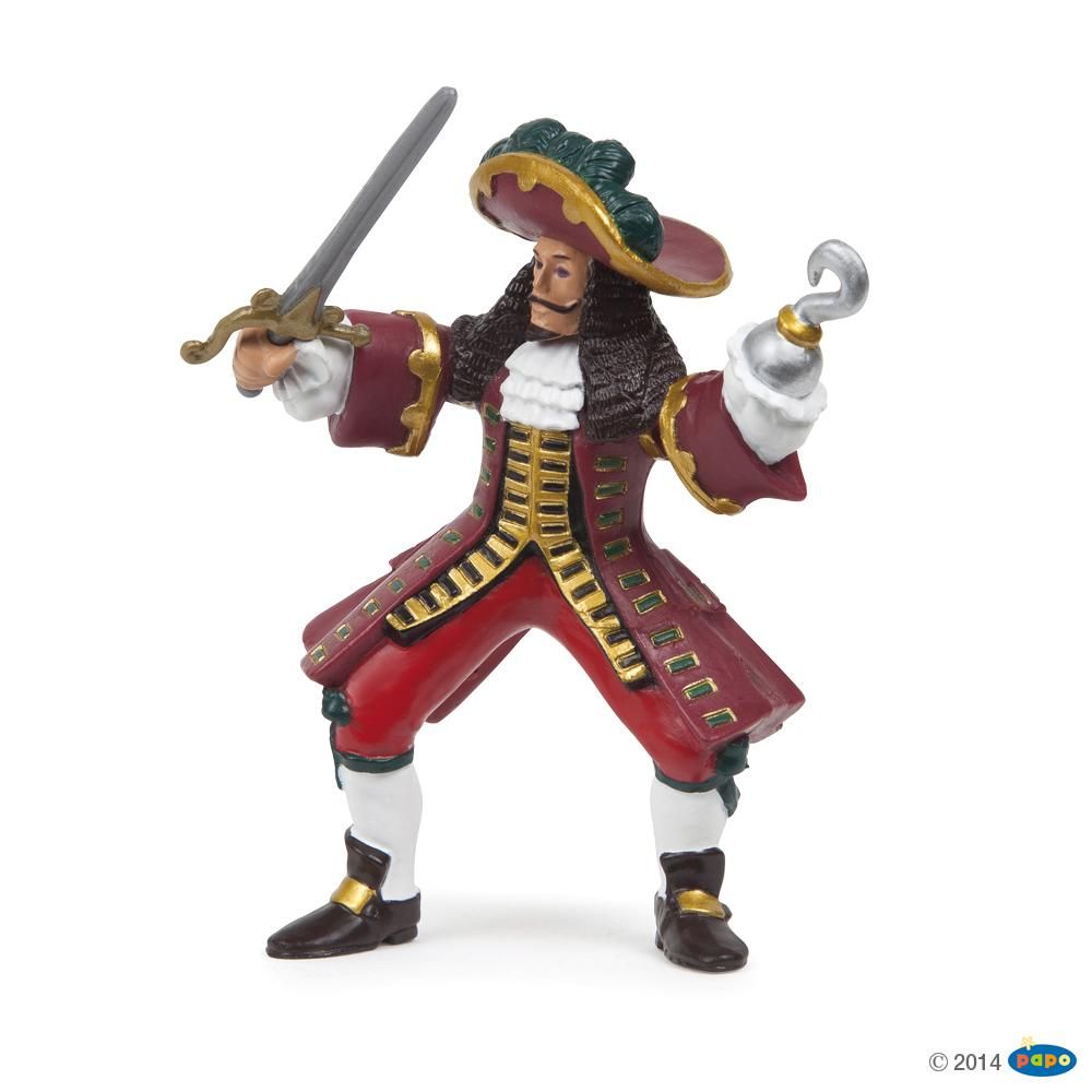 Capitaine pirate, Figurine des Pirates &amp; Corsaires Papo