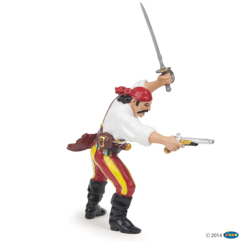 Pirate avec pistolet, Figurine des Pirates & Corsaires Papo