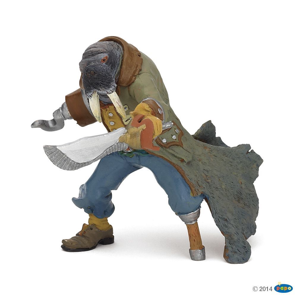 Pirate mutant morse , Figurine des Pirates & Corsaires Papo