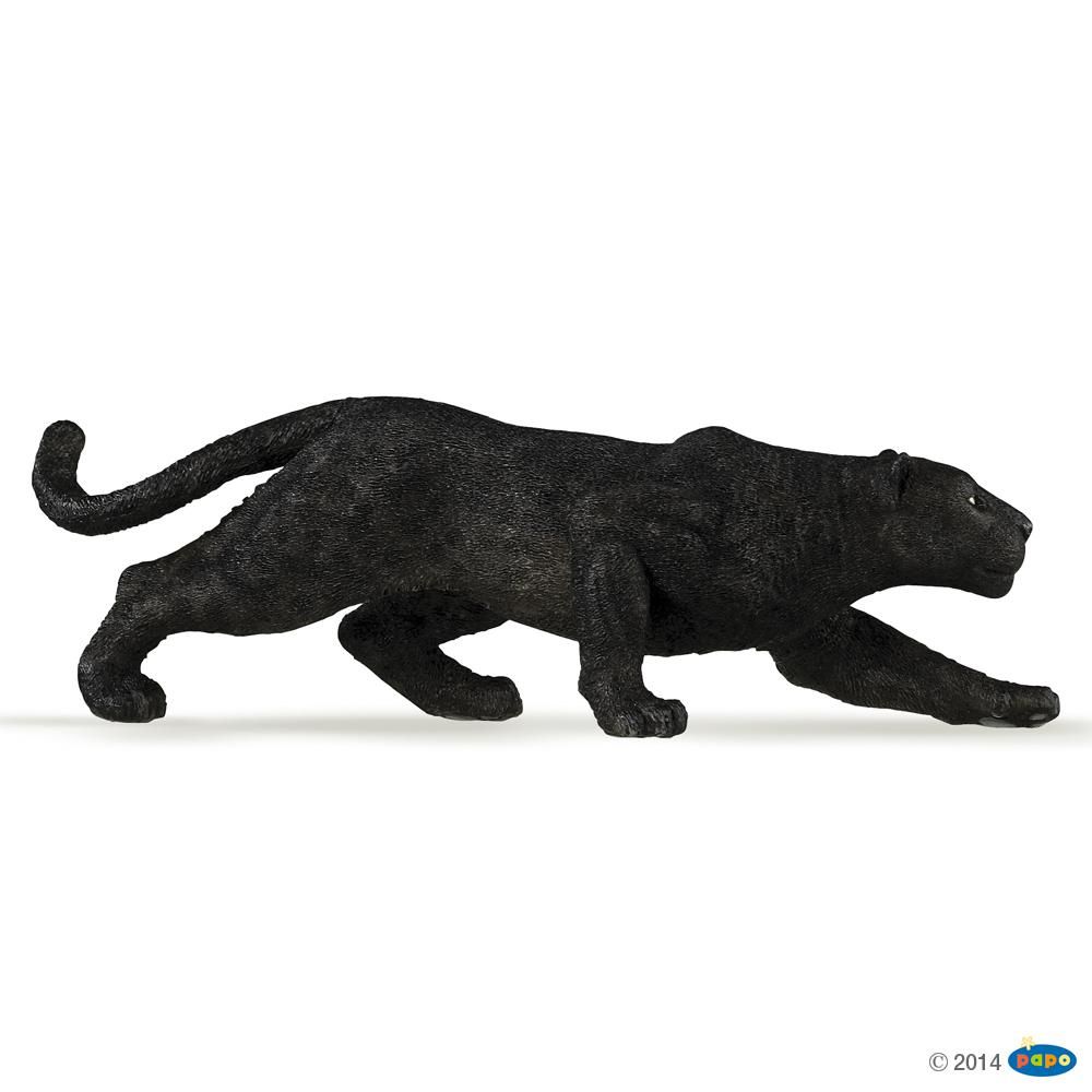 Panthère Noire , Figurine de la Vie Sauvage Papo