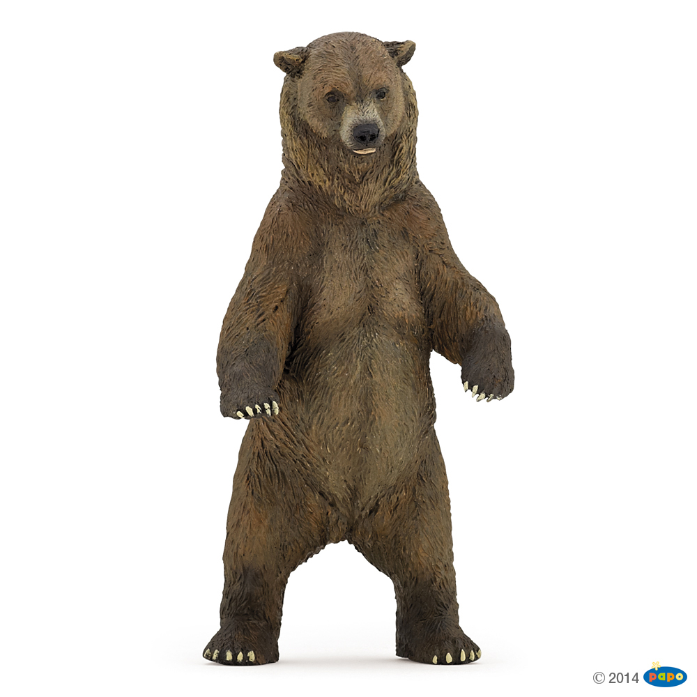 Grizzly, Figurine de La Vie Sauvage Papo