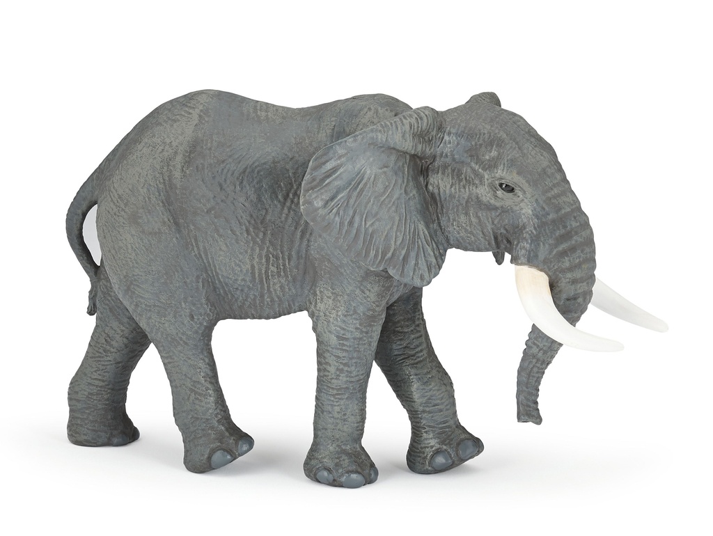 Grand Éléphant d'Afrique, Figurine de la Vie Sauvage Papo