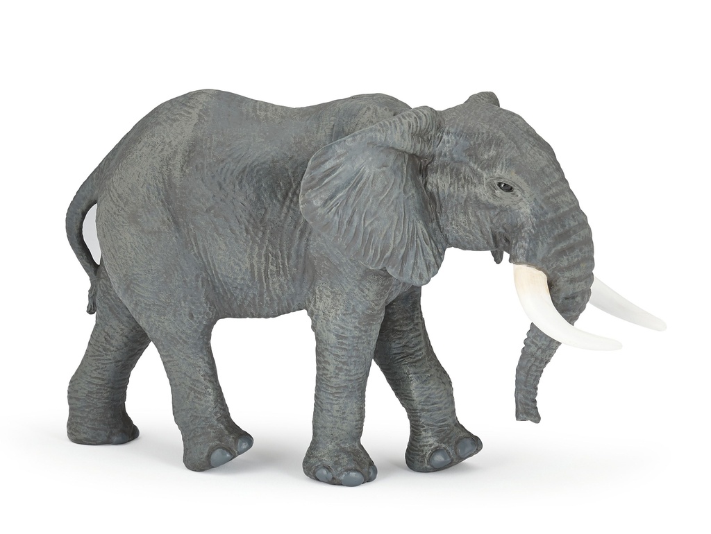 Grand éléphant d'Afrique, Figurine de La Vie Sauvage Papo