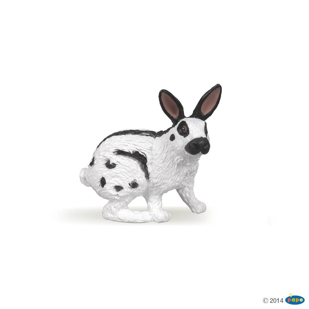 [PAP_51025] Lapin Papillon, Figurine de la Vie à la Ferme Papo