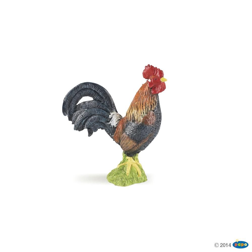 [PAP_51046] Coq Gaulois , Figurine de la Vie à la Ferme Papo