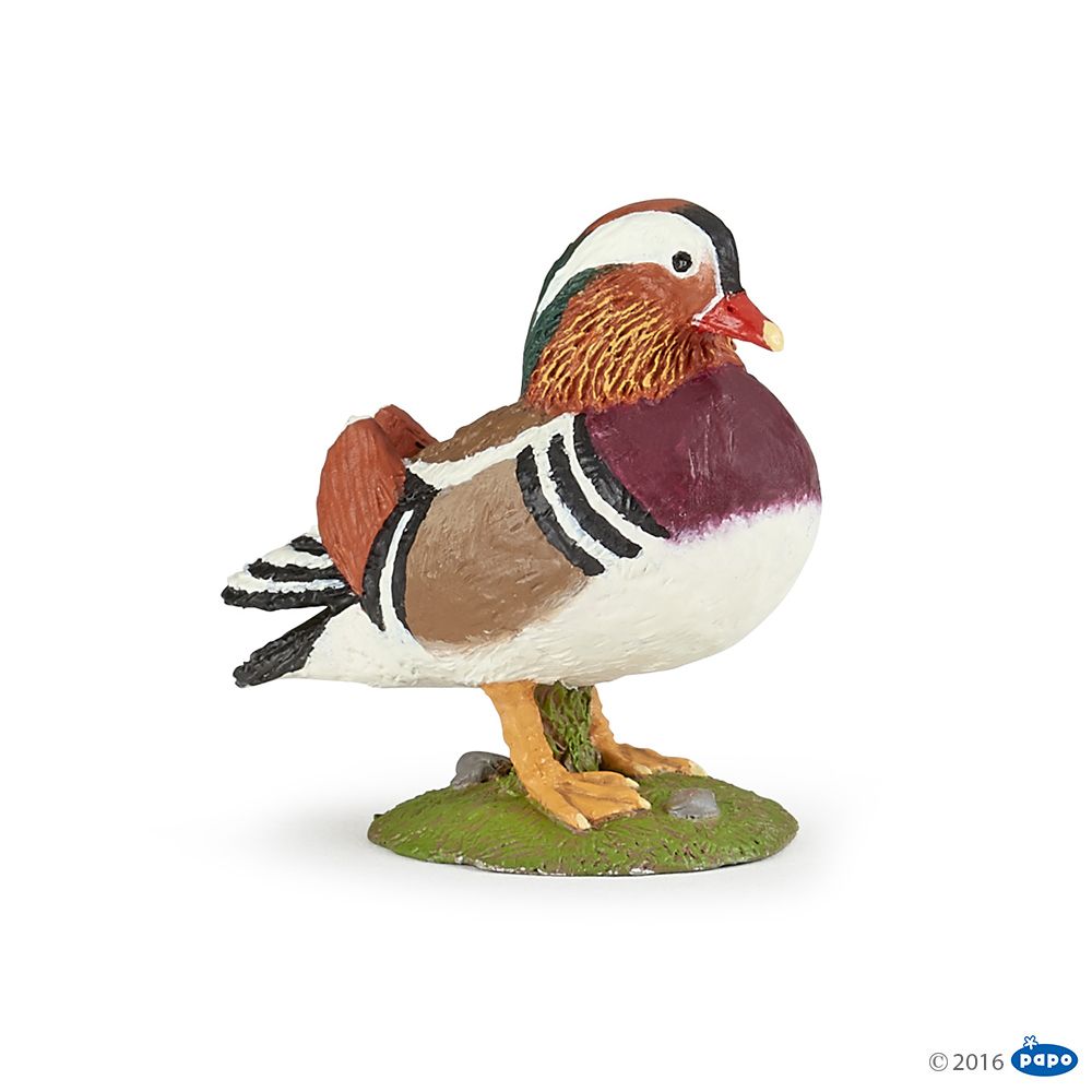 Canard Mandarin, Figurine de la Vie à la Ferme Papo
