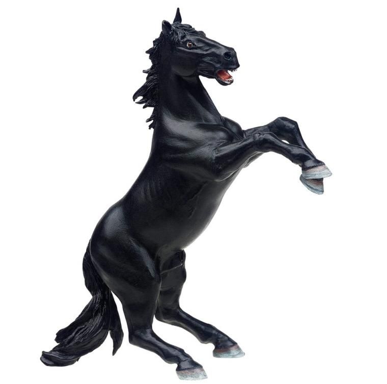 Cheval cabré noir , Figurine des Chevaux, Poulains & Poneys Papo