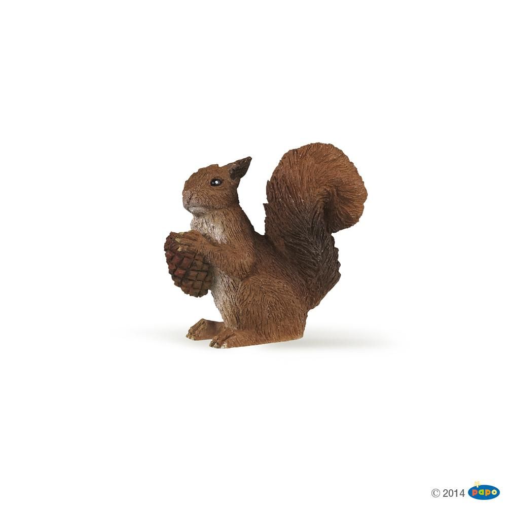 Ecureuil , Figurine de la Vie Sauvage Papo