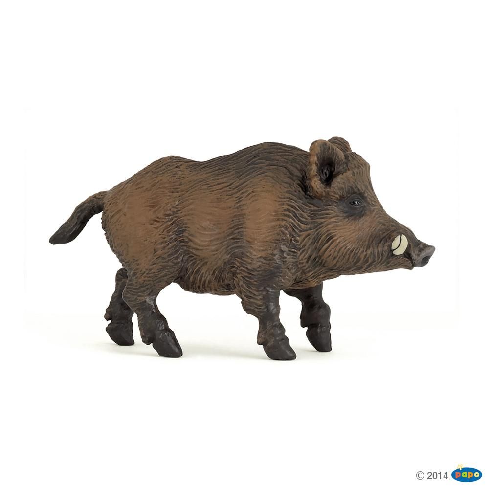 [PAP_53011] Sanglier, Figurine de la Vie Sauvage Papo