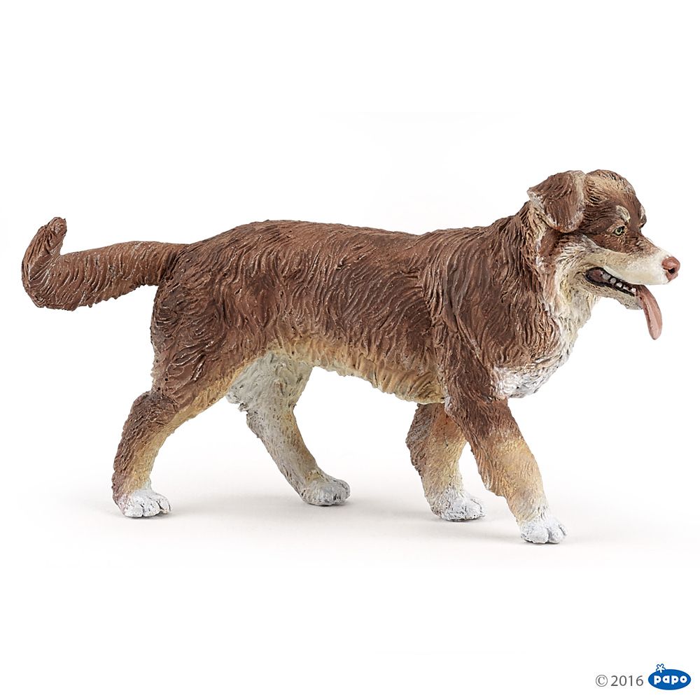 Berger Australien, Figurine des Chiens & Chats de Compagnie Papo