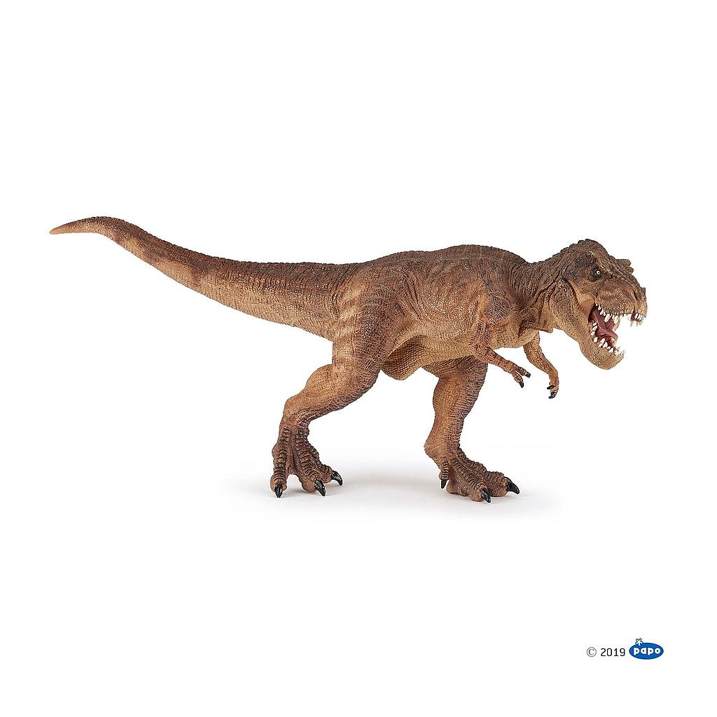 T-Rex Courrant Marron, Figurine des Dinosaures Papo