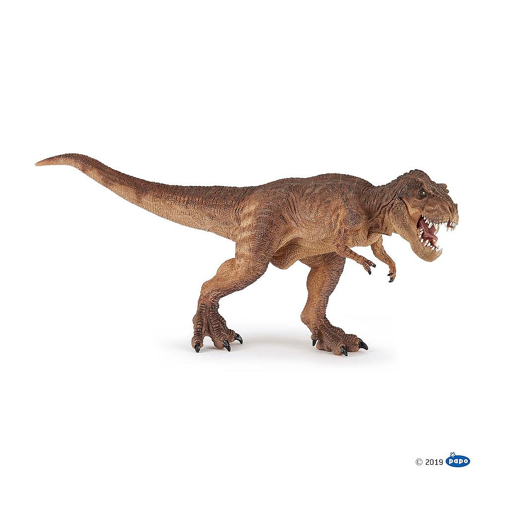 T-rex courrant marron, Figurine des Dinosaures Papo
