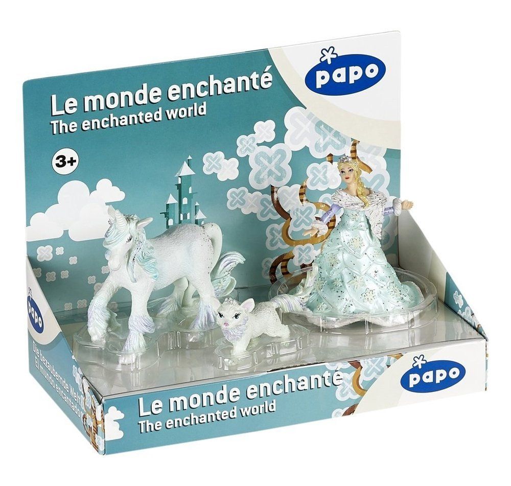 Coffret Reine des Glaces, Figurine du Monde Enchanté Papo