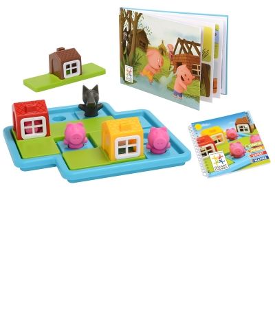 [SMA_SG023FR] Les Trois Petits Cochons "Deluxe" - 48 Défis Pré-Scolaires Smart Games