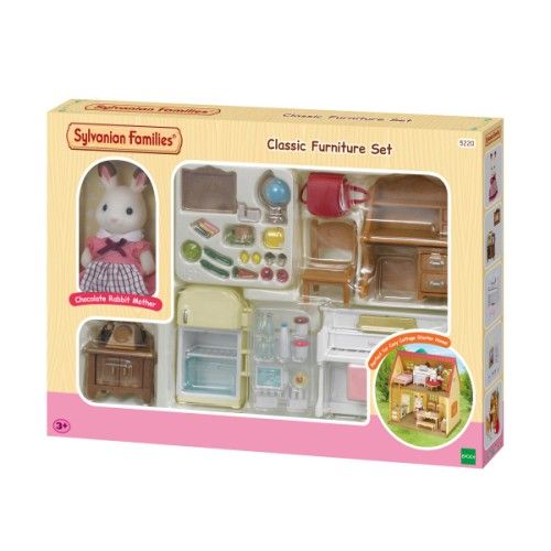 [SYL_5220] Set Ameublement et Figurine pour Cottage