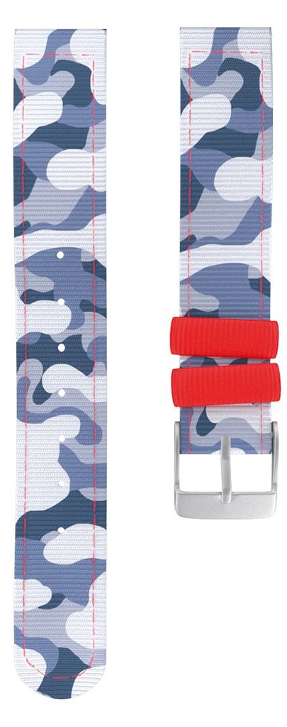 [CHO_WS12] Bracelet Camouflage Bleu des Montres Twistiti