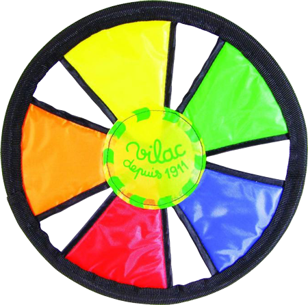Freesbee toile multicolore