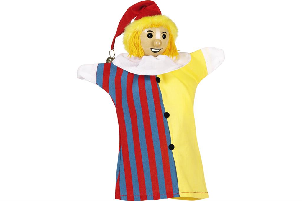 [DAM_8651999] Marionnette Tête en Bois Guignol H27Cm.