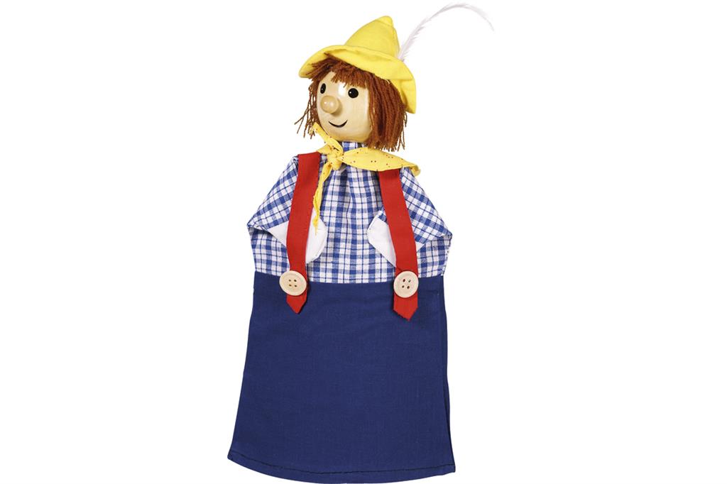 [DAM_8651998] Marionnette Tête en Bois Seppel H27Cm.