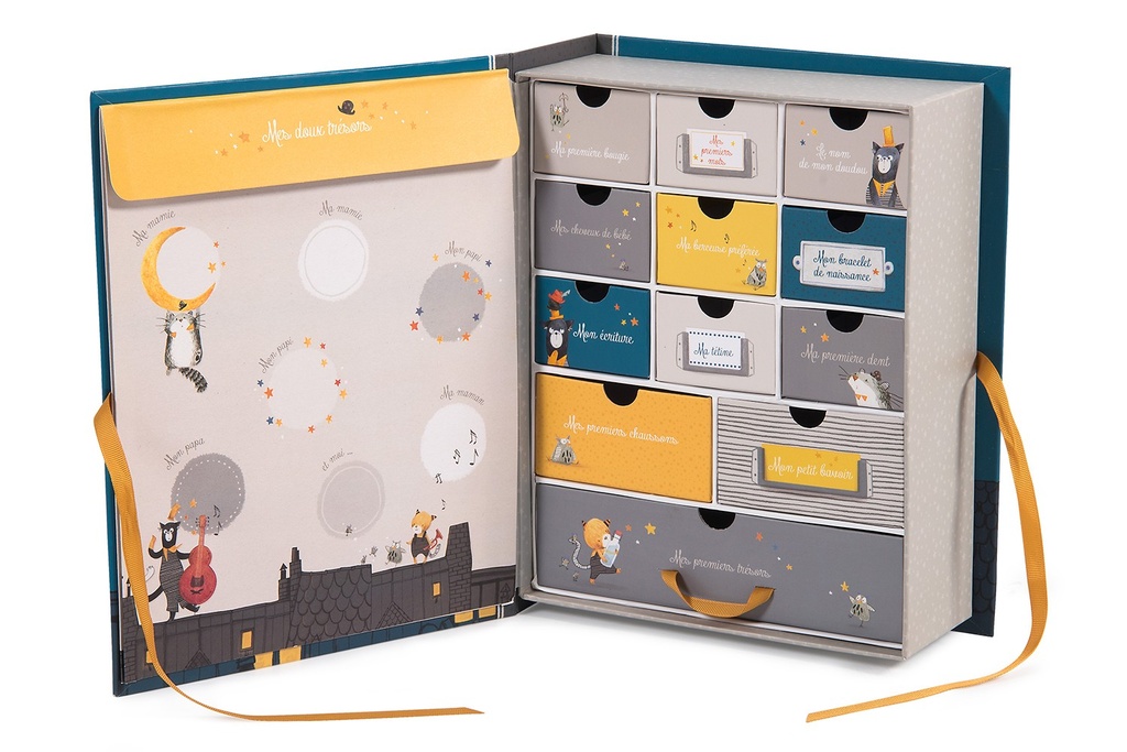 Coffret naissance Les Moustaches